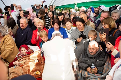 Popiežius Pranciškus apsilankė Vilniaus hospise / Žygimanto Gedvilos / BNS nuotr.