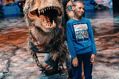 „Pasivaikščiojimas su dinozaurais“ Lietuvoje