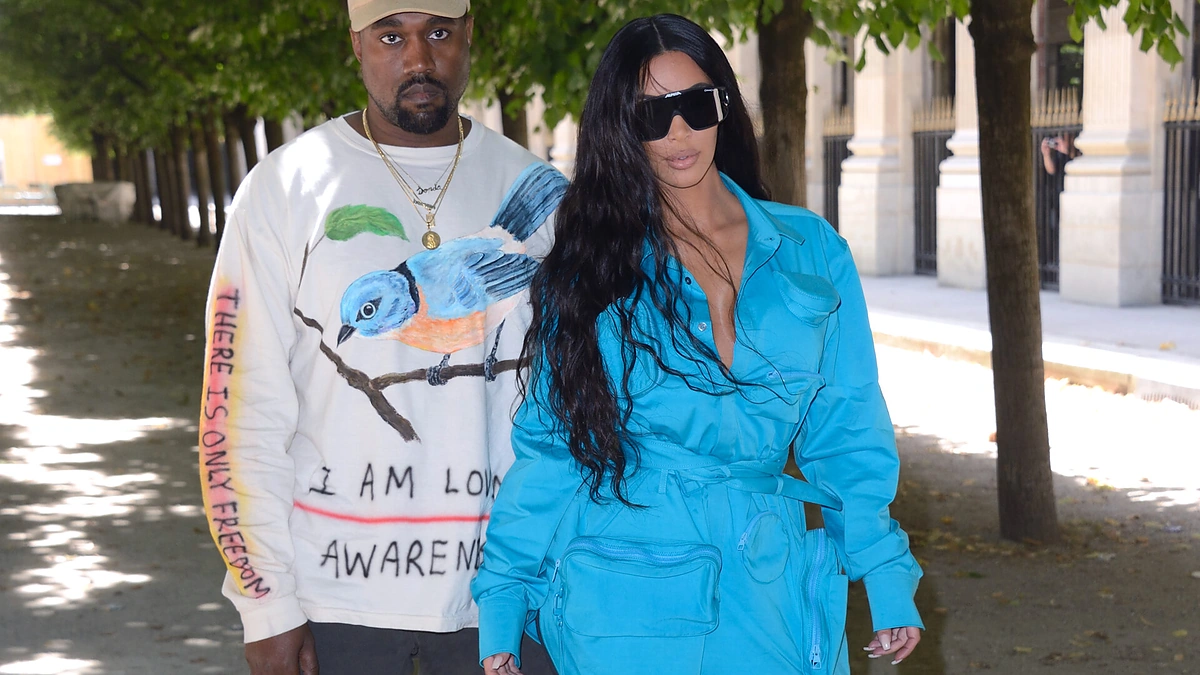 Kim Kardashian ir Kanye Westas