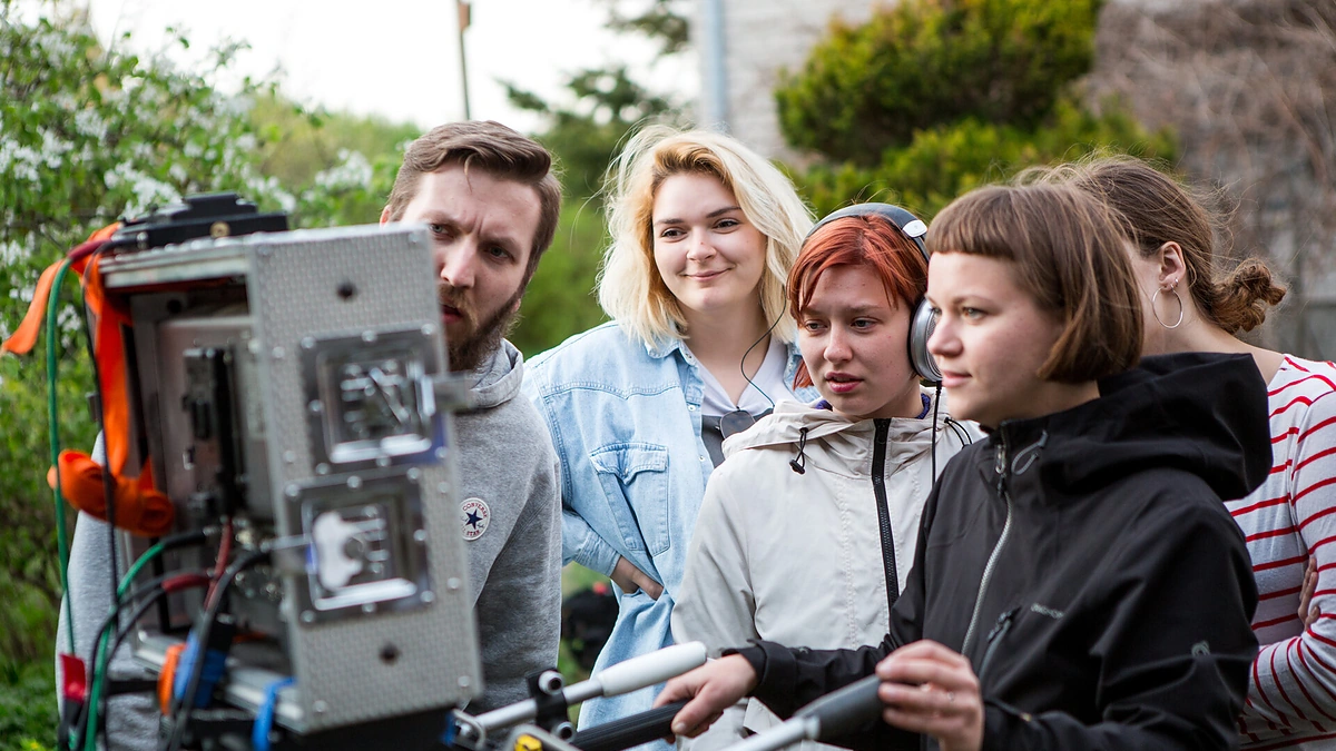 Klaudija Matvejaitė filmavimo užkulisiuose