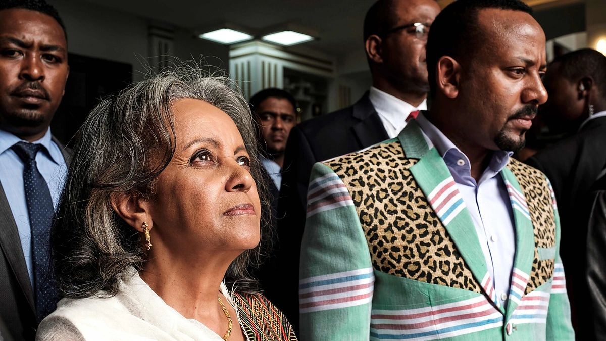 Pirmoji Etiopijos vadovė moteris Sahle-Work Zewde