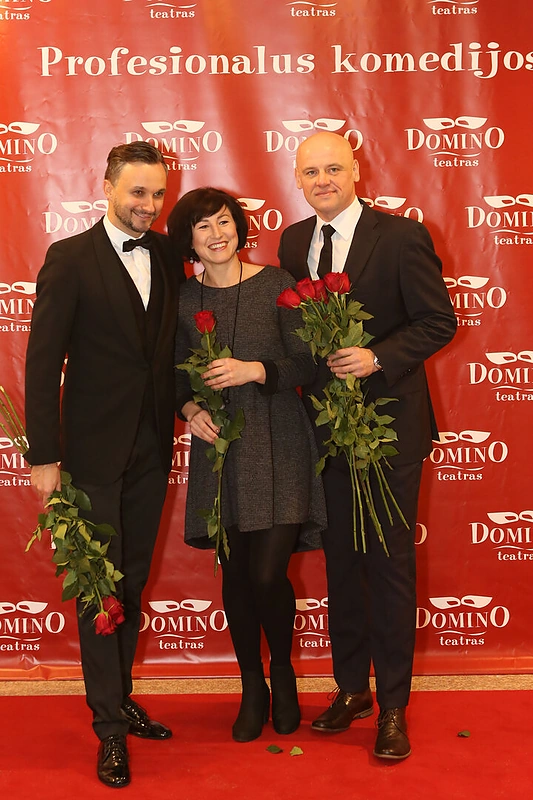 Spektaklio „Striptizo ereliai“ 10 metų jubiliejaus svečiai