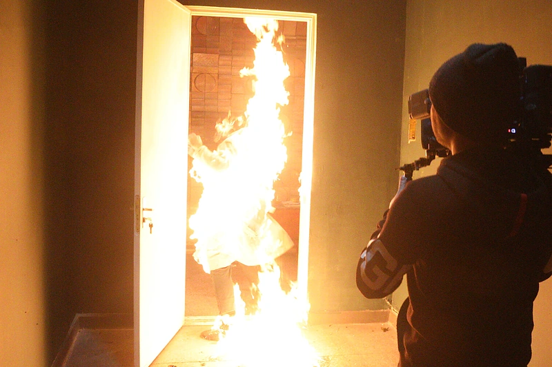 Kino filmo „Pasmerkti. Kauno romanas“ filmavimo akimirkos