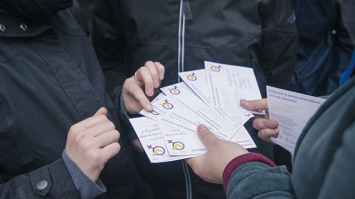 Lietuvoje minimas moterų teisės balsuoti šimtmetis