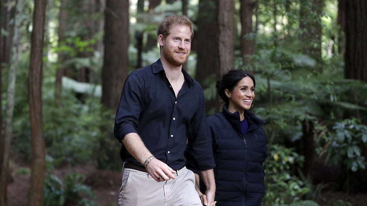 Princas Harry ir Meghan Markle lankėsi „Redwood Treewalk“