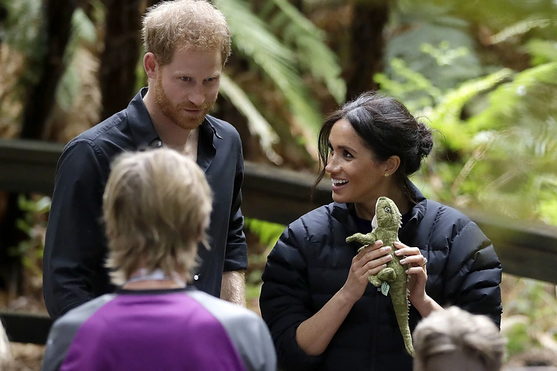 Princas Harry ir Meghan Markle lankėsi „Redwood Treewalk“