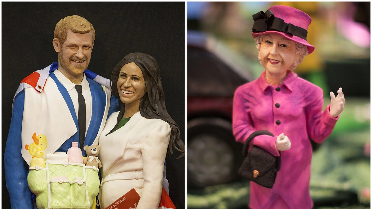 Tortai, vaizduojantys karališkosios šeimos narius