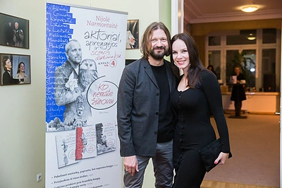 Valda Bičkutė su vyru Mindaugu / Josvydo Elinsko / 15min nuotr.