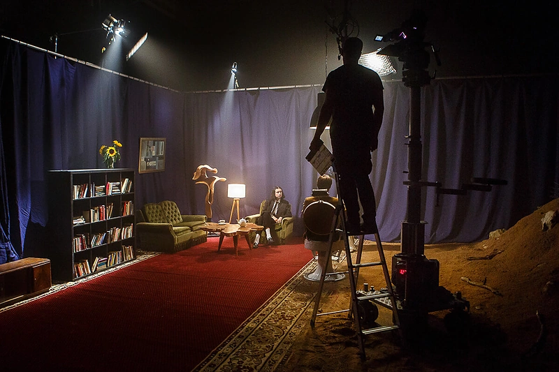 Garbanotas – Liūdnų akių klipo filmavimo akimirka. Gyčio Vidžiūno nuotr.