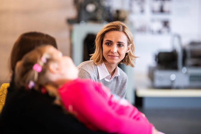 Indrė Kavaliauskaitė-Morkūnienė ir Živilė su mama