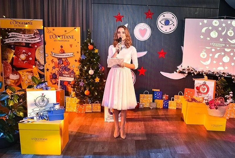 „L‘Occitane“ šventinio vakaro akimirka