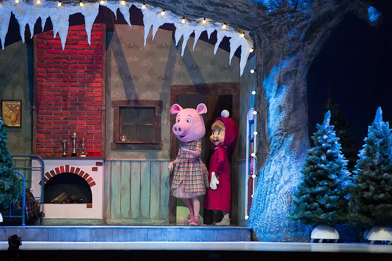 „Maša ir Lokys: žiemos nuotykiai“