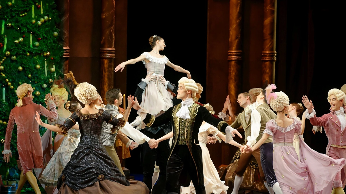 Akimirka iš spektaklio „Spragtukas“