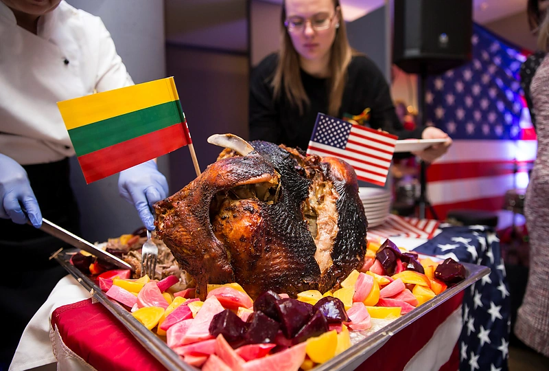 Padėkos dienos minėjimo akimirka