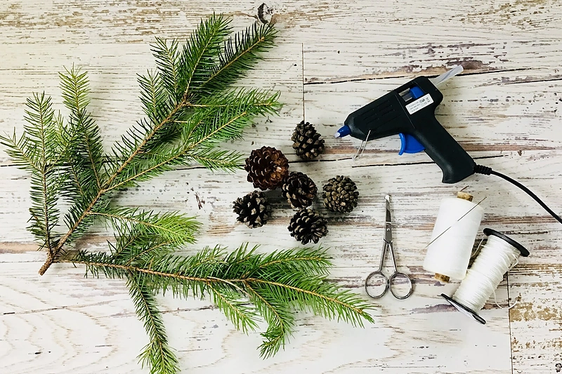 Kalėdų vainikas/Tinklaraščio „Virš obelų“ nuotr.