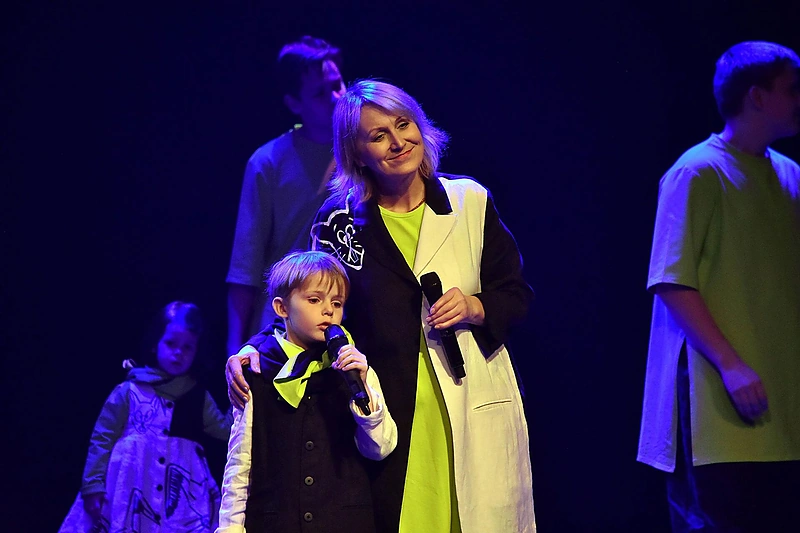 „Tele Bim-Bam“ koncerto akimirka