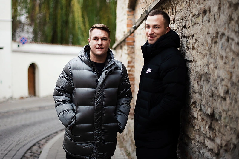 Donatas Čižauskas ir Karolis Akulavičius / Viktorijos Gajauskaitės nuotr.