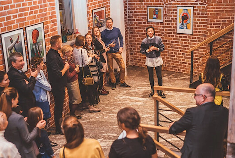 Agnės Kišonaitės printų paroda Klaipėdoje/Organizatorių nuotr.