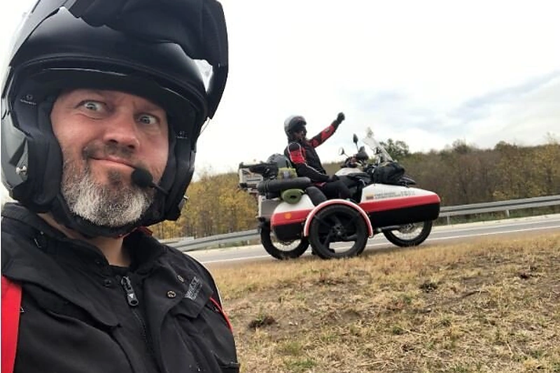 Rimo Bružo ir Aurimo Mockaus kelionės motociklu akimirkos