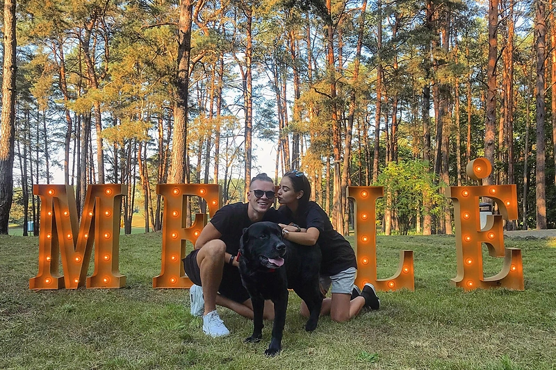 Iglė Bernotaitytė ir Tadas Juodsnukis/Asmeninio archyvo nuotr.