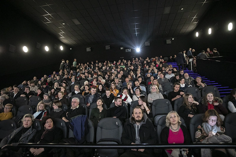 Filmo „Tumo kodeksas“ premjeros akimirka/Viganto Ovadnevo nuotr.