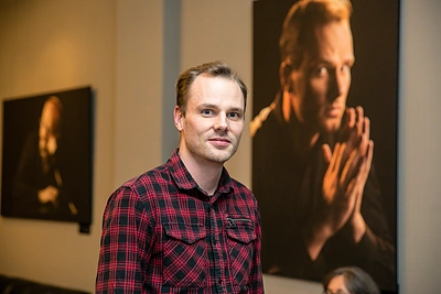 Dainiaus Ščiukos aktorių fotoportretų paroda / Teodoro Biliūno nuotr.