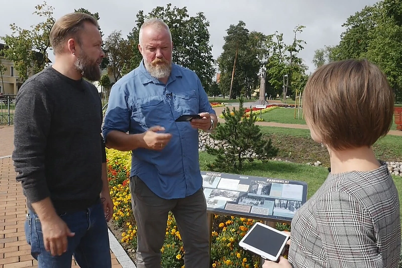 Laidos filmavimo akimirka/TV3 nuotr.