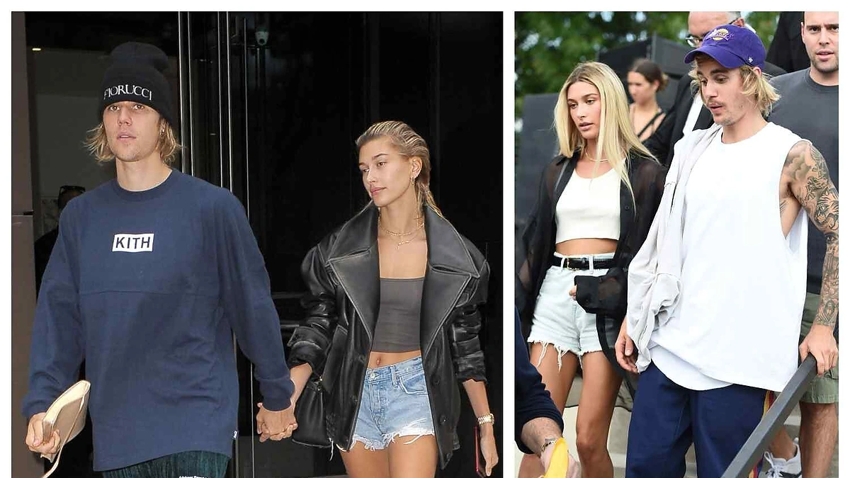 Justinas Bieberis ir Hailey Baldwin / „Scanpix“ nuotr.