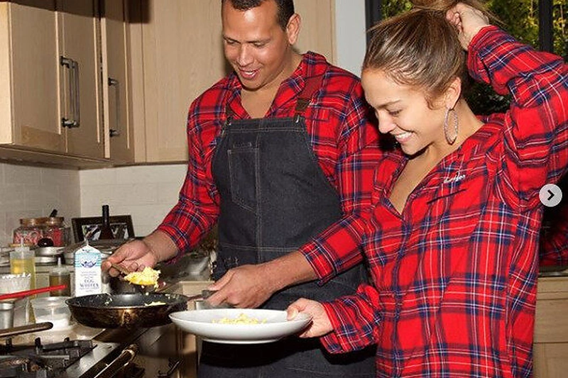 Jennifer Lopez ir Alexas Rodriguezas/instagramo nuotr.