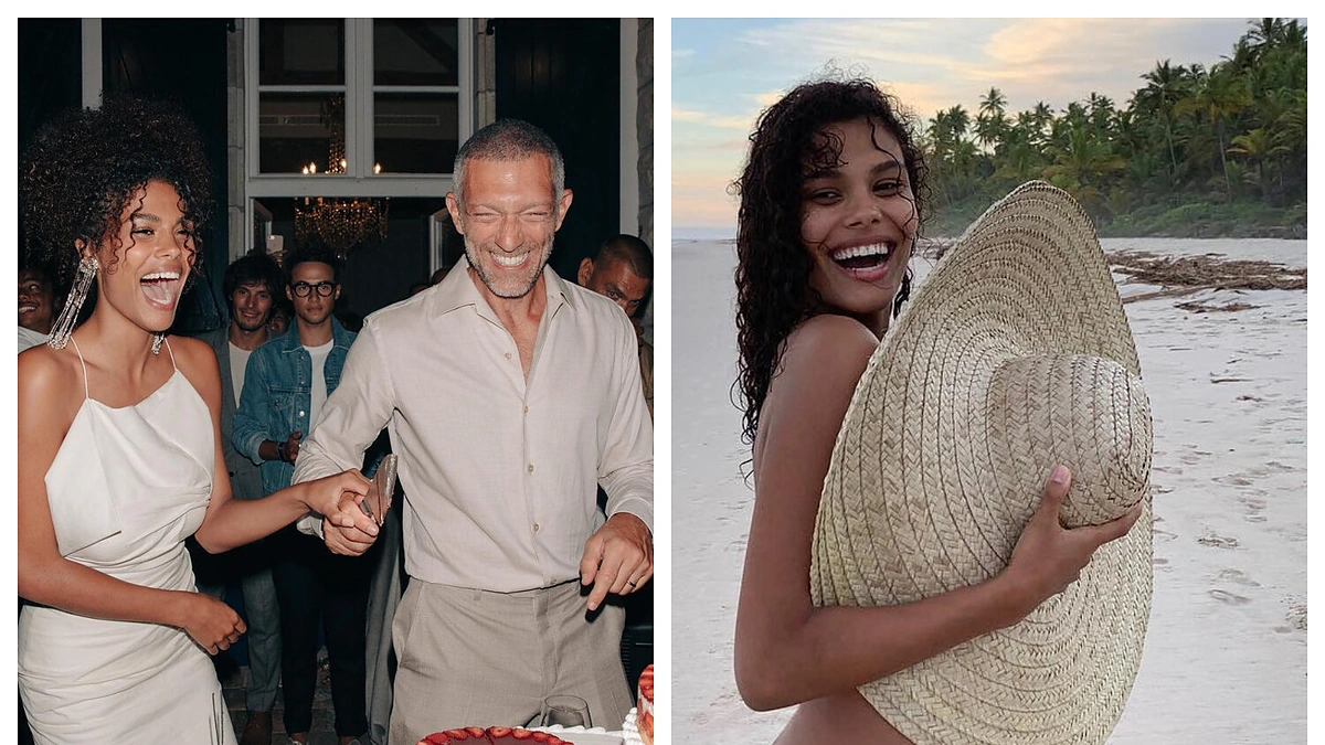 Vincentas Casselis ir Tina Kunakey/Instagramo nuotr.