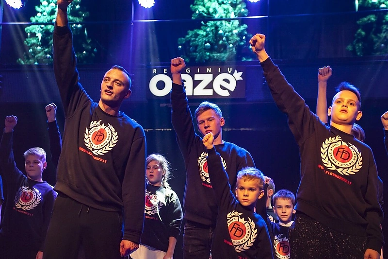 Šokių studijos akimirkos / Organizatorių nuotr.