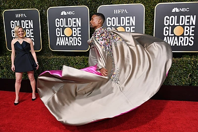 „Auksinių gaublių“ raudonas kilimas/Vida Press nuotr.