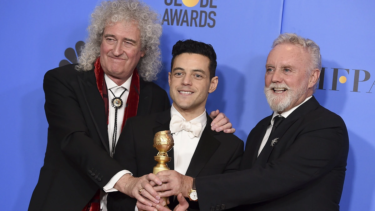 Grupė „Queen“ ir Rami Malekas / Organizatorių nuotr.