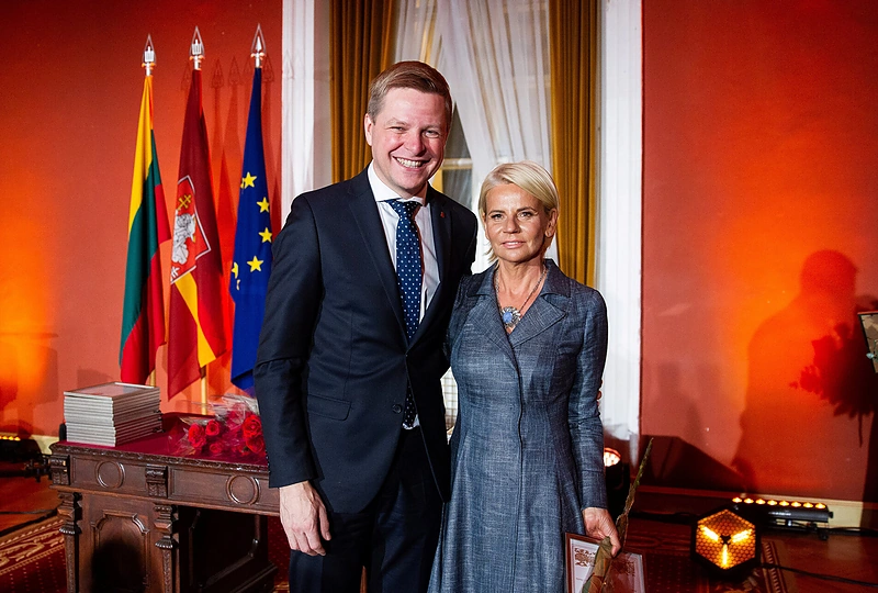 Apdovanoti prasmingiausių darbų Vilniui kūrėjai / Irmanto Gelūno nuotr.
