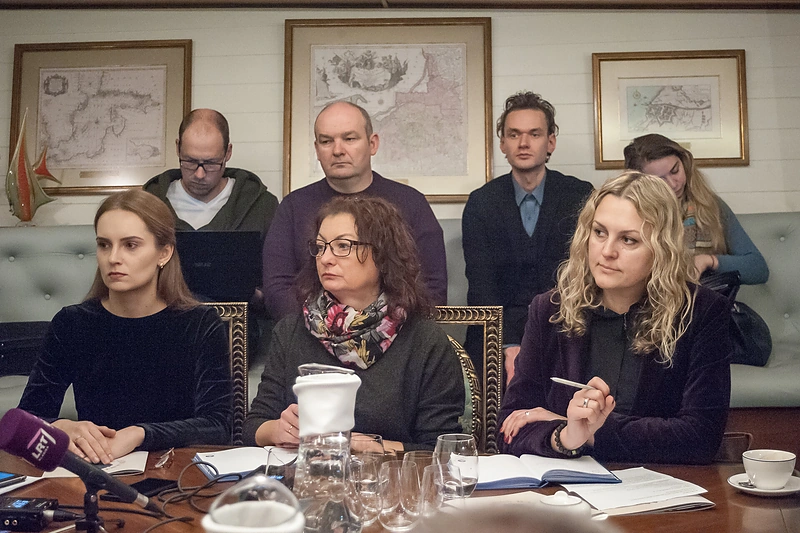 skelbiama E. Balsio jubiliejinių metų pradžia/ Olesios Kasabovos nuotr.