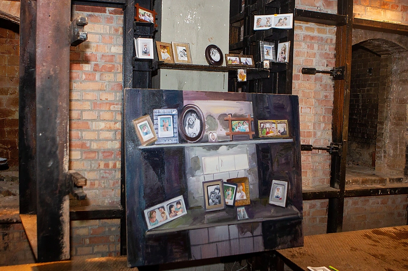 Magistrantų parodos „Cremo“ atidaymo akimirka/ Pauliaus Peleckio nuotr.