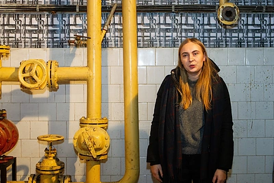 Magistrantų parodos „Cremo“ atidaymo akimirka/ Pauliaus Peleckio nuotr.