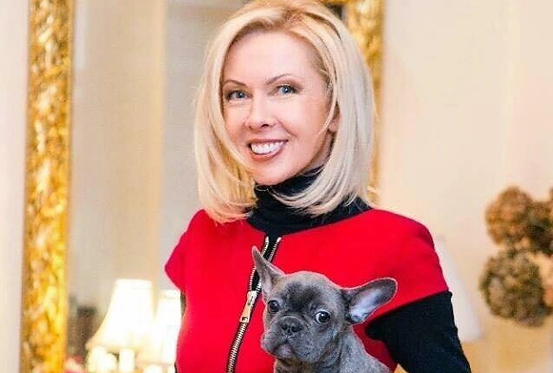 Audronė Bunikienė su augintiniu / Asmeninio archyvo nuotr.