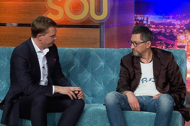 Mindaugas Stasiulis ir Sakalas Uždavinys / Organizatorių nuotr.