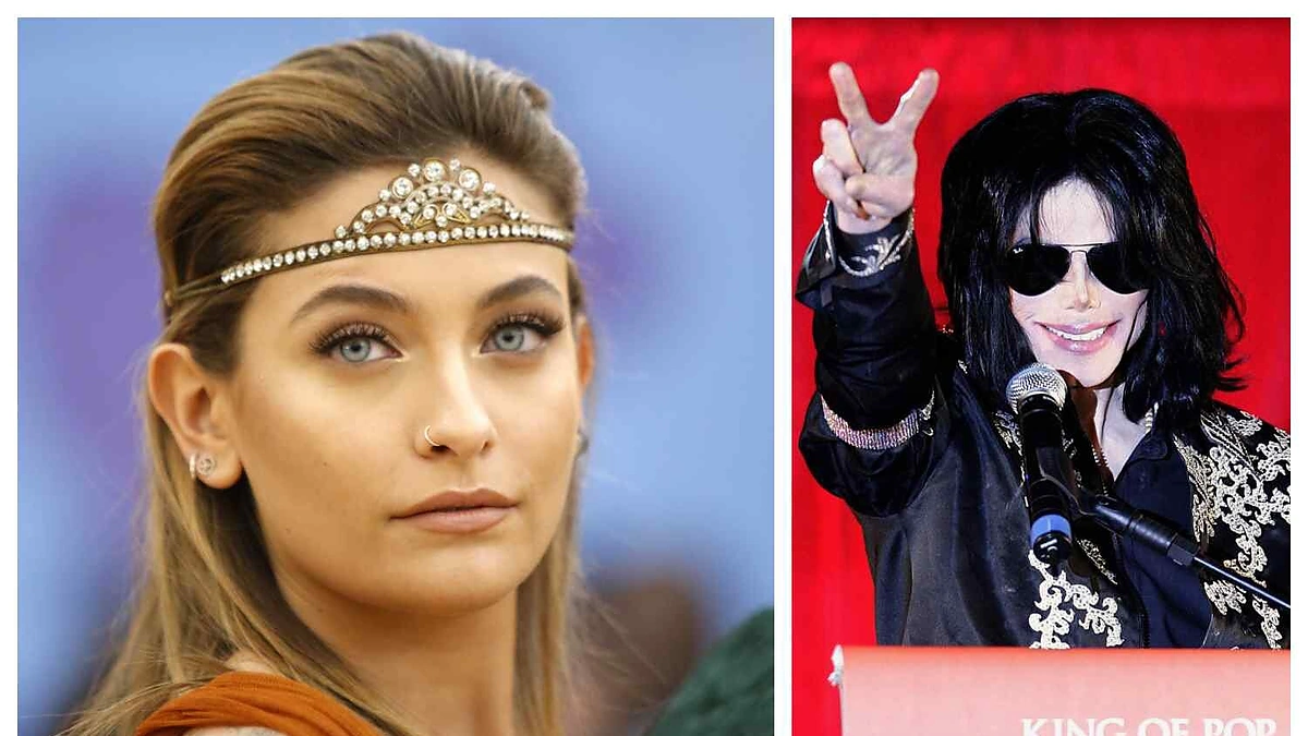 Paris Jackson ir jos tėvas Michaelas Jacksonas / „Scanpix“ nuotr.