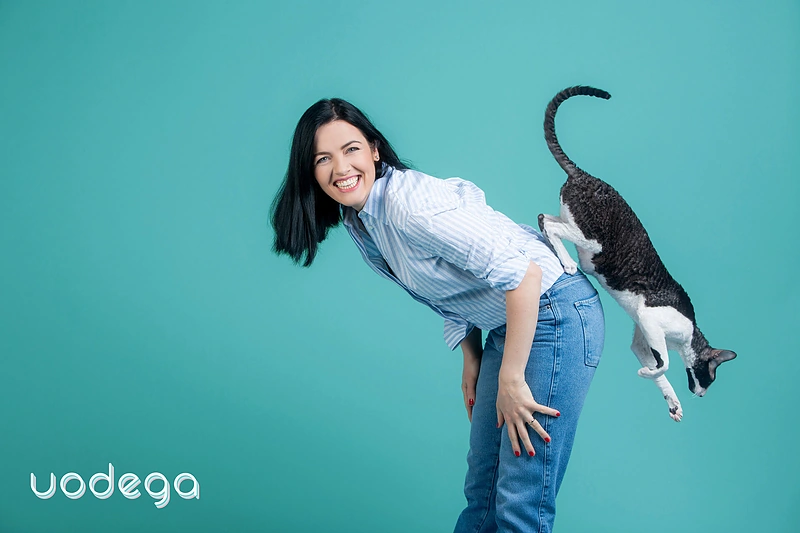 Vieni iš „uodega.lt“ herojų Agnė ir Valteris.