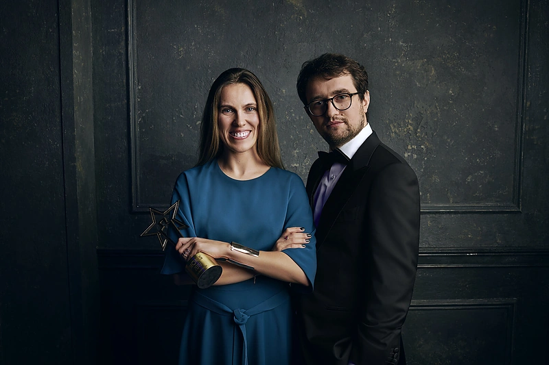 „Metų verslo žmonės“ – „Vinted“ įkūrėjai Milda Mitkutė ir Justas Janauskas /Tomo Kaunecko nuotr.