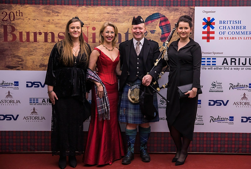 Škotiškas labdaros vakaras „Burns Night“ / Gedmanto Kropio nuotr.