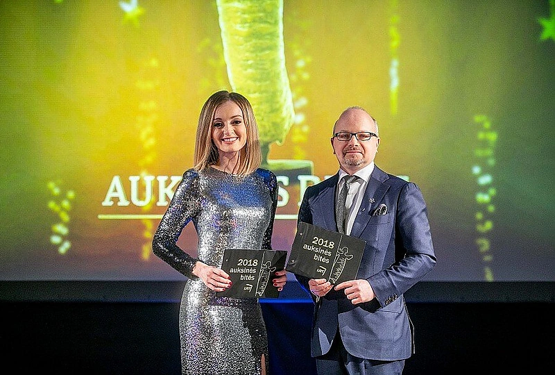 Apdovanojimų akimirka/E. Genio nuotr. (Lrt.lt)