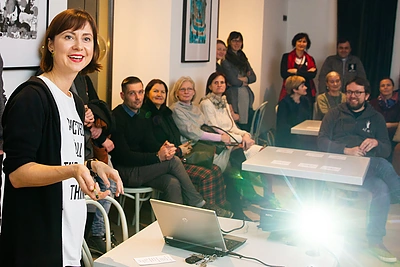 Pristatyta paroda „Profiles“ / I. Gėlūno nuotr.