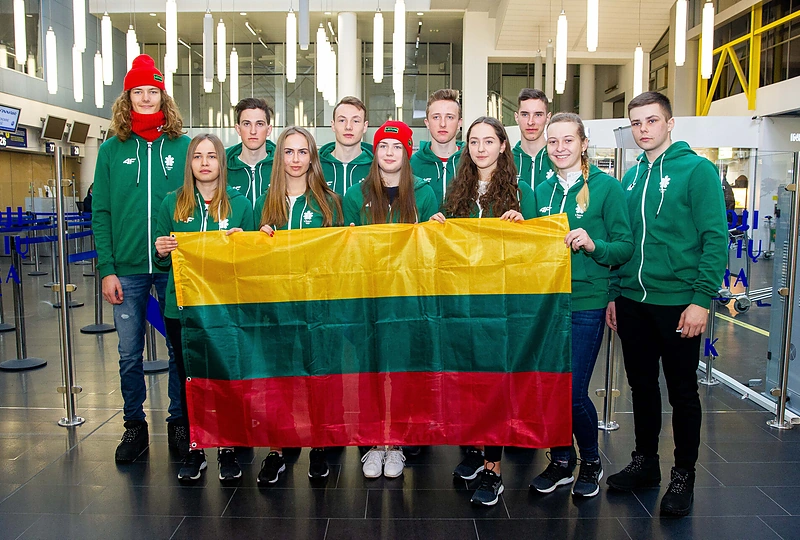Lietuvos sportininkai išlydėti į Europos jaunimo olimpinį žiemos festivalį
