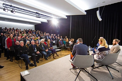 Dokumentinio filmo „Šešėlių frontas“ premjera / I. Gelūno nuotr.