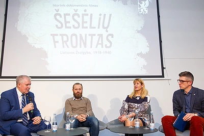 Dokumentinio filmo „Šešėlių frontas“ premjera / I. Gelūno nuotr.