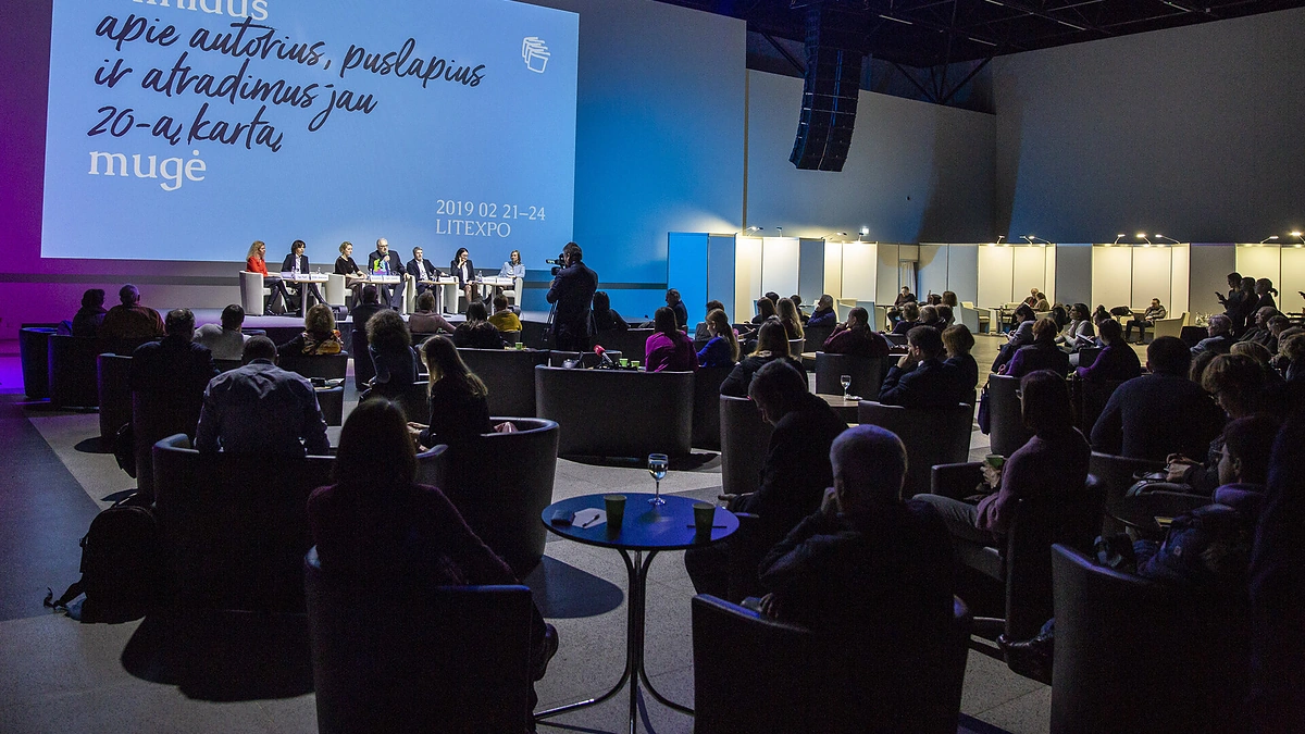 Vilniaus knygų mugės pristatymo konferencija / Organizatorių nuotr.