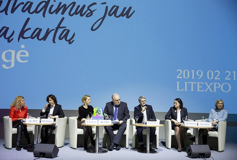 Vilniaus knygų mugės pristatymo konferencija / Organizatorių nuotr.